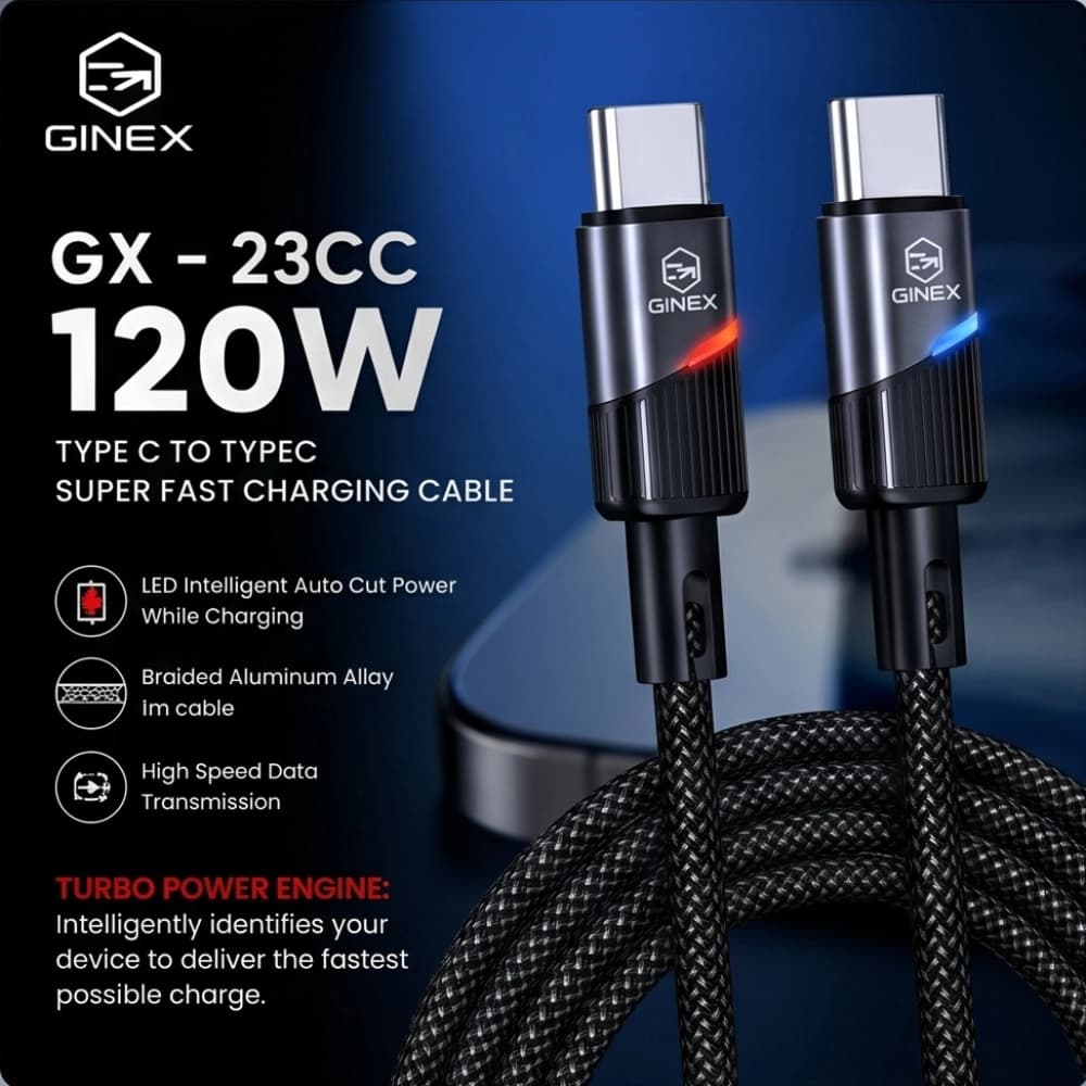 GX-23CC 120W Type-C - C Cable