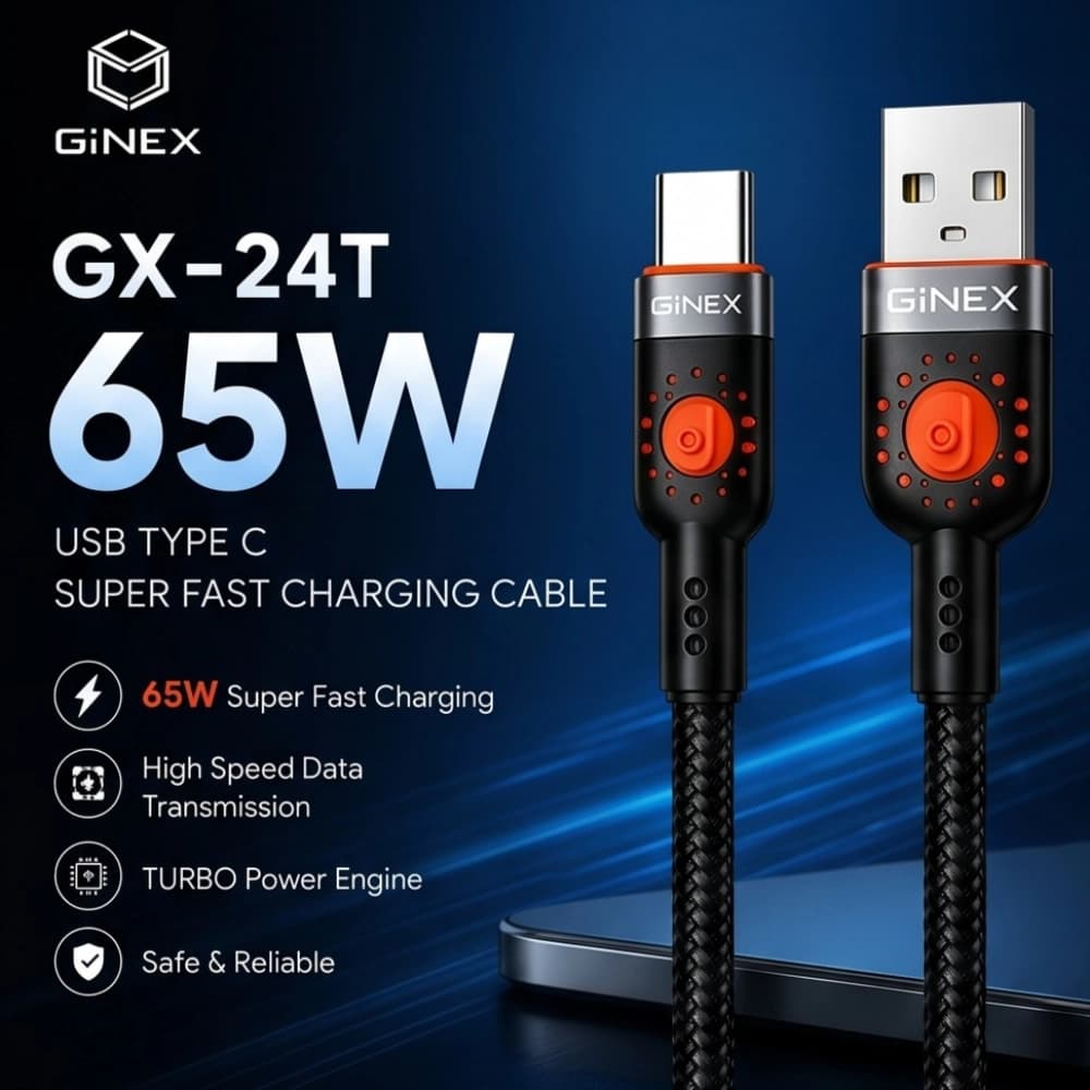 GX-24T 65W USB - Type-C Cable